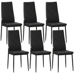 Black, 6 pieces