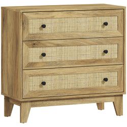 Natural, 3-Drawer