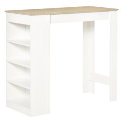 White, Natural Wood