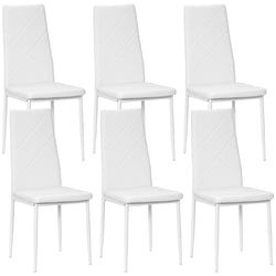 White, 6 pieces