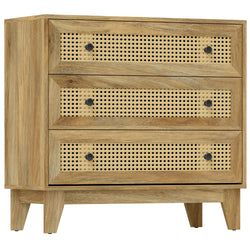 Light Wood, 3-Drawer
