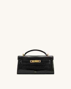 Color – black croc