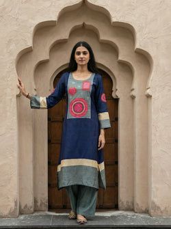 Color – Dark Blue & Grey