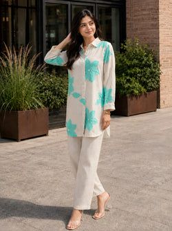 Color – Beige & Turquoise