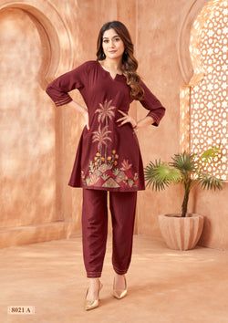 Style – Maroon Floral