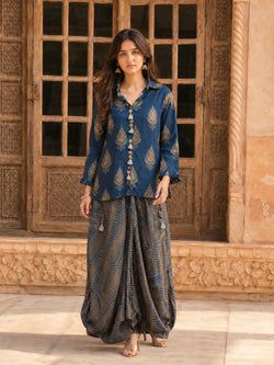 Color – Olive Grey & Indigo