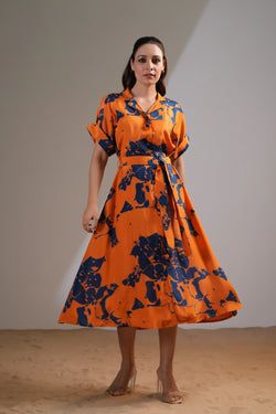 Orange & Navy