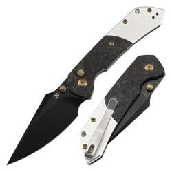 Fenrir Button Lock – Black&Sliver