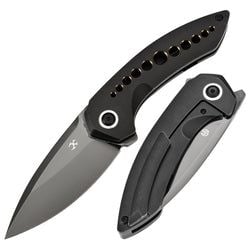 KANSEPT ODD 21 Front Flipper Titanium with Tiger Stripe