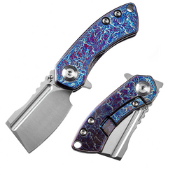 Mini Korvid – Lightning Strike Anodized Titanium