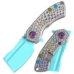 Mini Korvid – Gradient Titanium Light Blue Coating