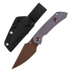 Fenrir Fixed Blade – Purple Micarta