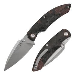 Falk – Green Rag Burl Canvas Micarta