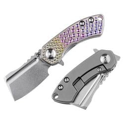 Mini Korvid – Gradient Titanium with Dimples