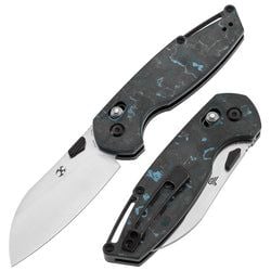 KANSEPT Model 6 Crossbar Lock Knife 80S Carbon Fiber Handle