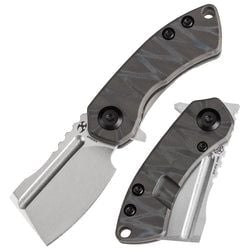 Mini Korvid – Tiger Stripe Flamed Titanium