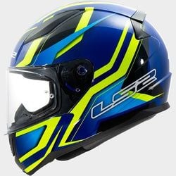 Blauw/fluor geel