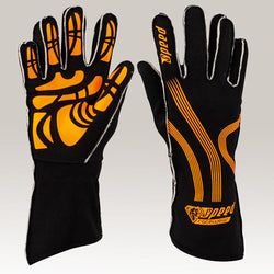 Zwart / Fluor oranje