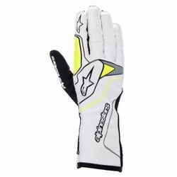 Wit/zwart/fluor geel
