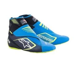 Zwart/blauw/fluor geel