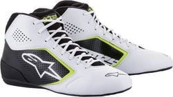 Wit/zwart/fluor geel