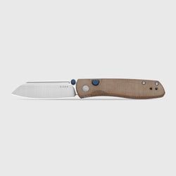 Renissance – Kizer Button Liner Lock™ + Norplex UltreX™ Micarta + N690 Satin
