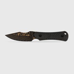 Bone – Copper Damascus + Acid-Washed + Micarta