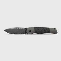 Coywolf – Damascus + Titanium & Carbon Fiber