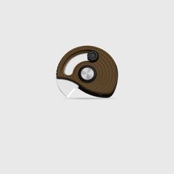 Snail-Trail – AEB-L + Matte Brass-Tone Aluminum Handle + Flat Grind