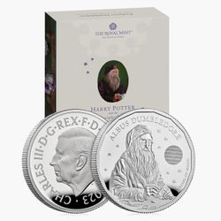 Professor Dumbledore 2023 UK 2oz Silver Proof