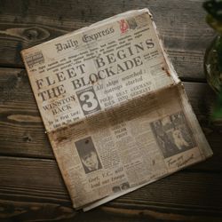 Headline – War Declared