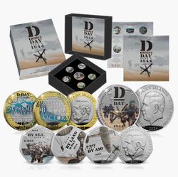 Design – D-Day 80th Anniversary 2024 BU Colour Coin Set