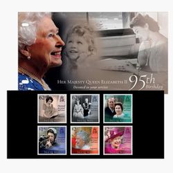 Official Issue 'Devotion to Service' Queen Elizabeth Stamps