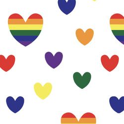 Select your pattern: – Hearts and Rainbows