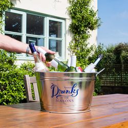 Bucket Style – Steel 'Drinks at'