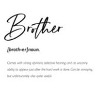 Family Member – Brother