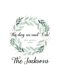 Design – The day we said I do