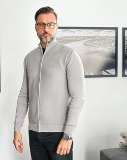 Boja – Full Zip Džemper - Empire Grey