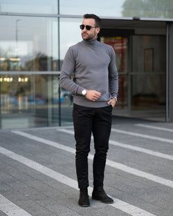 Boja – Džemper rolka - Smoke Pearl