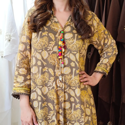 Color – Yellow Tree Motif