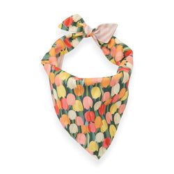 Restored Tulips Tie – Dog Bandana