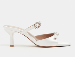 COLOR – CALISTA Pearl Satin Buckle Detail
