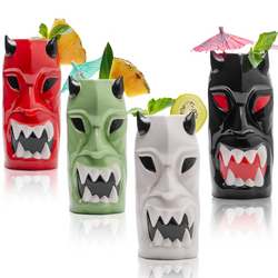 Tiki Glasses – Horned