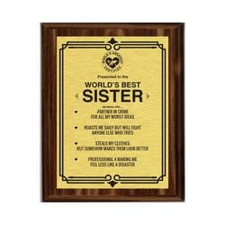 Best Sister Plaque