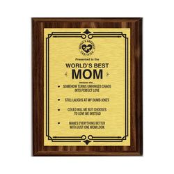 Mom Decor – Best Mom Plaque