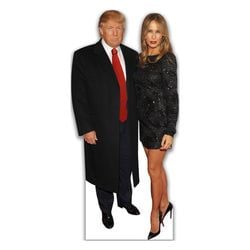 Trump & Melania Black Suit