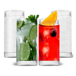 Vintage Straight Line Tumbler – 12oz