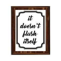 Bathroom Plaques – Flush Itself
