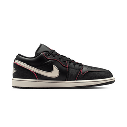 Air Jordan 1 Low SE 'Black/Black/Racer Pink/Pale Ivory
