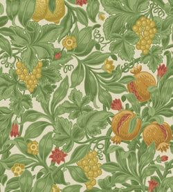 Color – Ochre & Olive Green on Cream